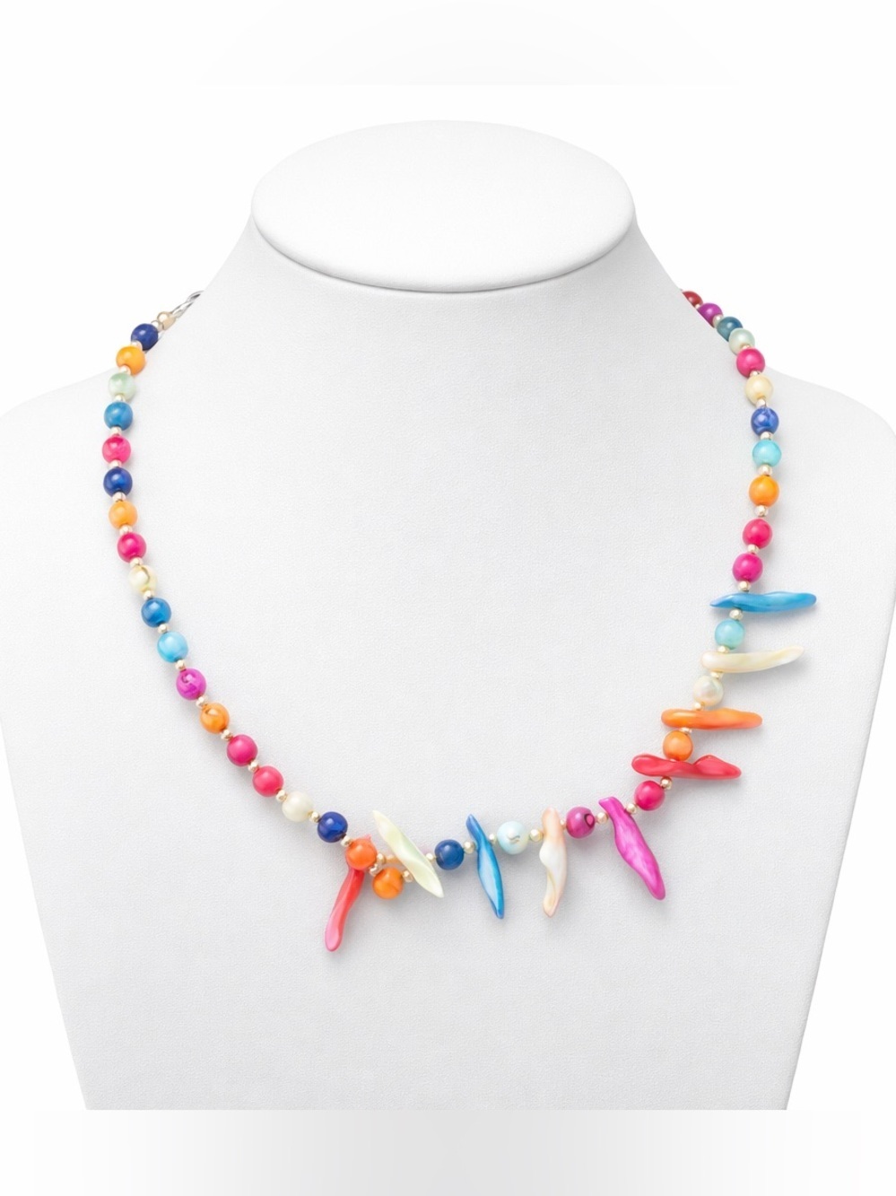 Colourful Artisanal Beaded Necklace
